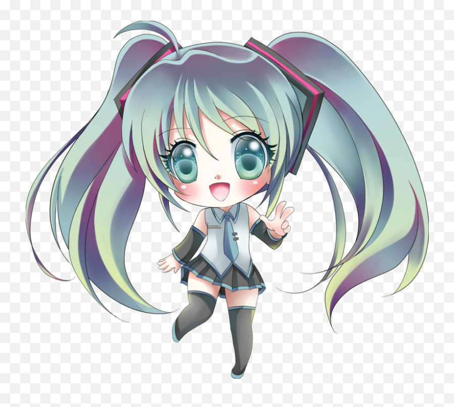 Download Anime Chibi Girl Png - Chibi Anime Png Transparent Background,Anime Effects Png