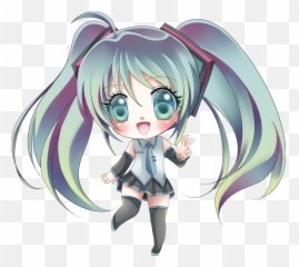 Download Anime Chibi Girl Png - Chibi Anime Png Transparent Background,Anime Effects Png