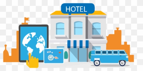 Hotel Clipart Server - Booking png