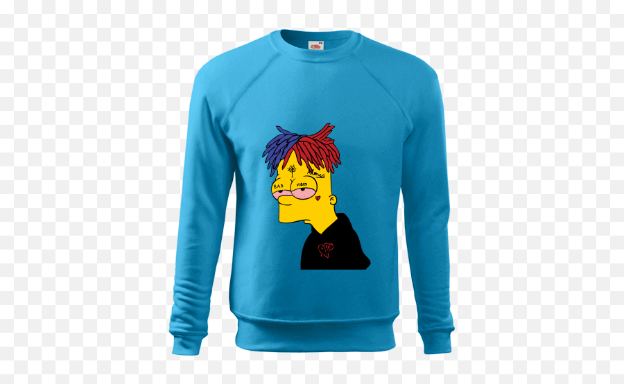 Menu0027s Pullover Fruit With Printing Xxxtentacion Simpson - Xxxtentacion Mikina Png,Xxxtentacion Png