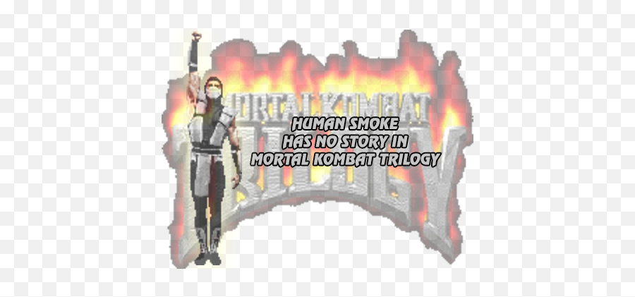 Human Smoke Mortal Kombat Lives Here Dmk - Mortal Kombat Trilogy Png,Mortal Kombat Vs Logo