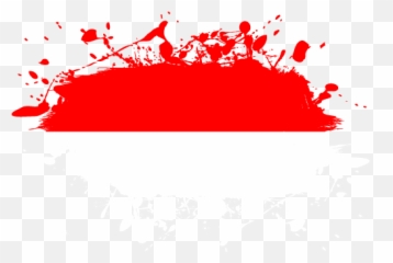 Vector Country Flag Of Indonesia - Ink Splat World Pakistan Png