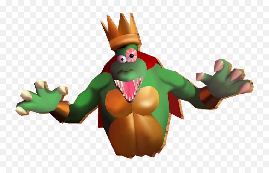 King Kut Out - Donkey Kong 64 King K Rool Png,King K Rool Png