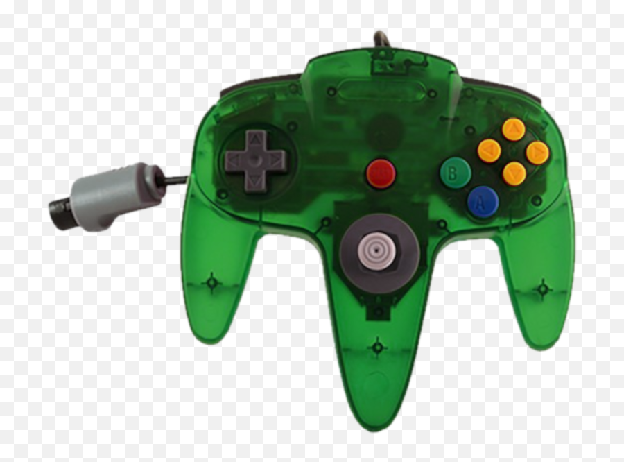 If You - 64 See Through Controllers Green Png,N64 Controller Png