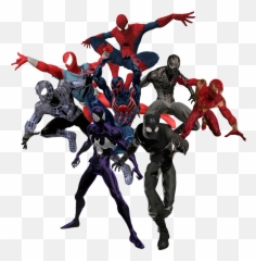 Download Iron Spiderman Png Photos - Free Transparent Png Spider Man Shattered Dimensions All Suits,Spider Man Png