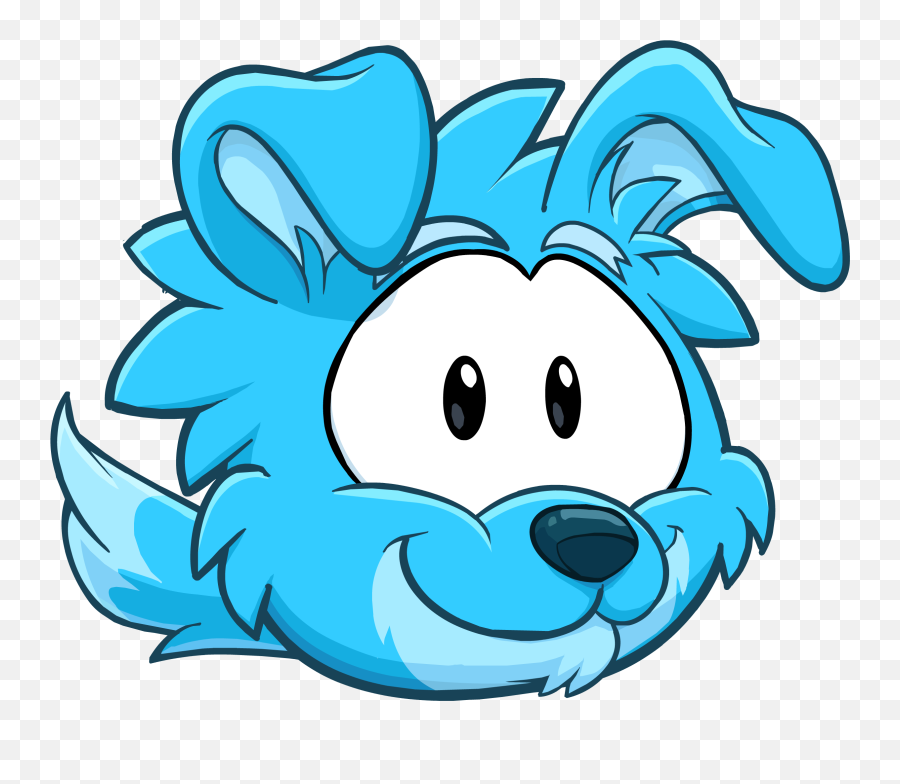 Blue Border Collie Puffle Club Penguin Penguins - Club Penguin Puffle Png,Club Penguin Transparent