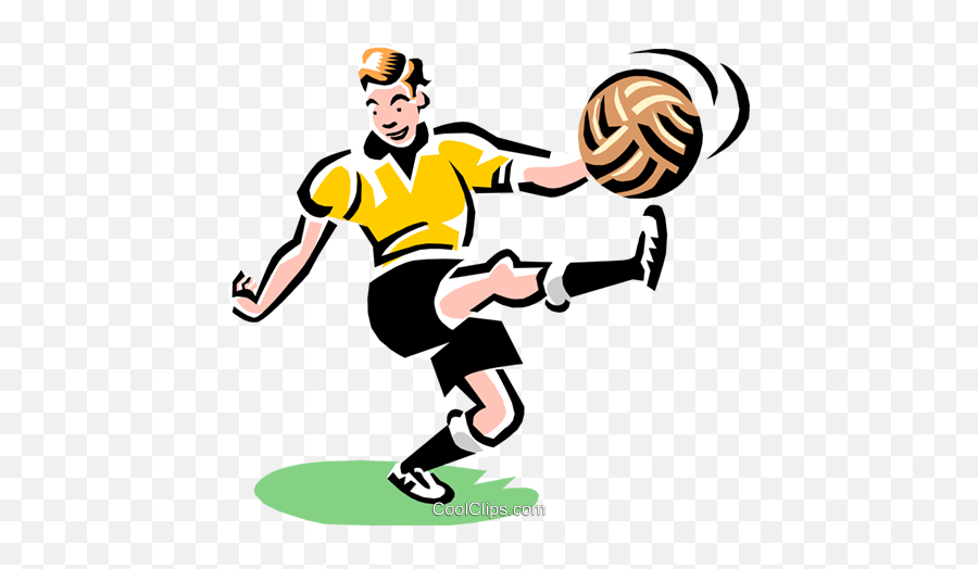 Jogador Chutando Bola Png Transparent - Soccer Ball Being Kicked,Bola Png