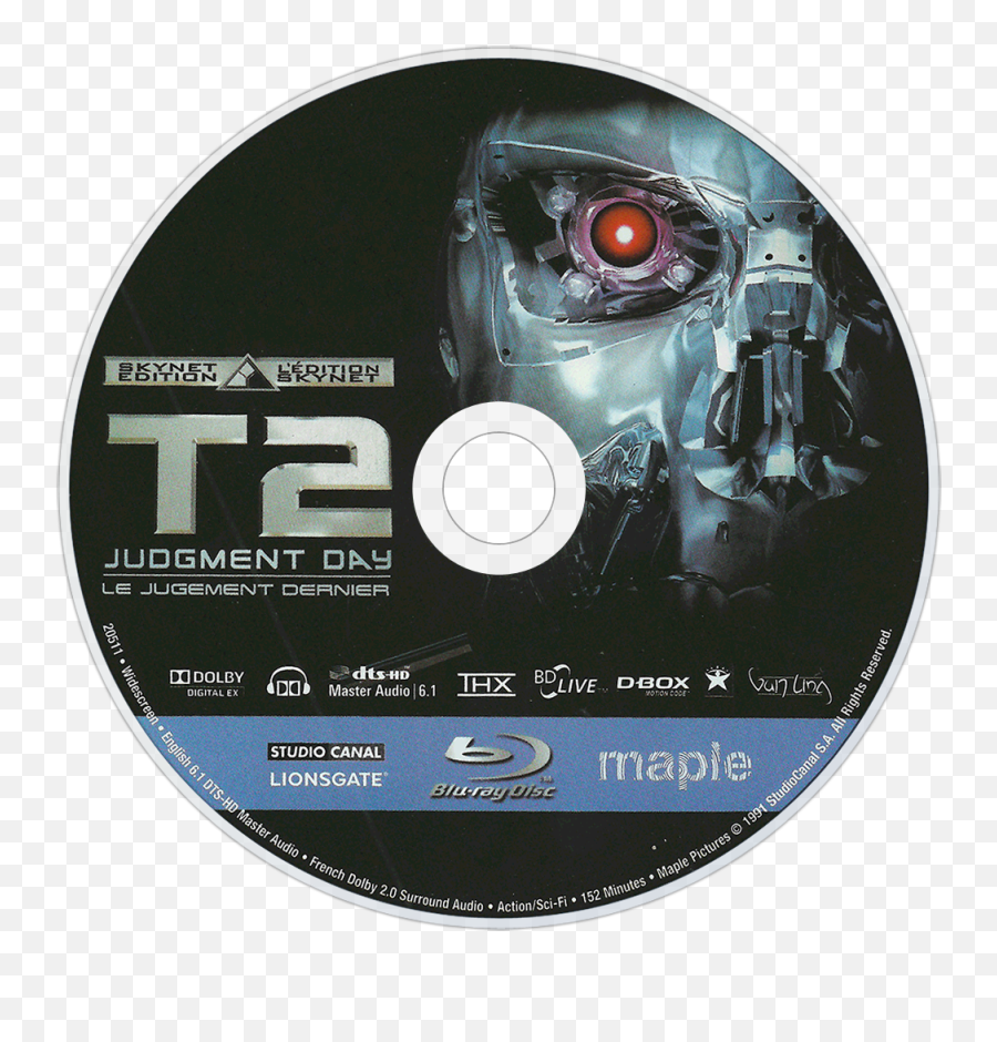 Download Hd The Terminator Logo 2 Blu Bluray Disc Png - ray Logo