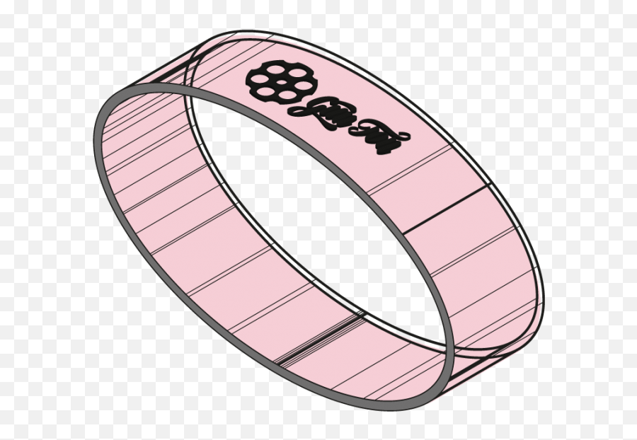 Rubber Band - Pinkie White Solid Png,Rubber Band Png