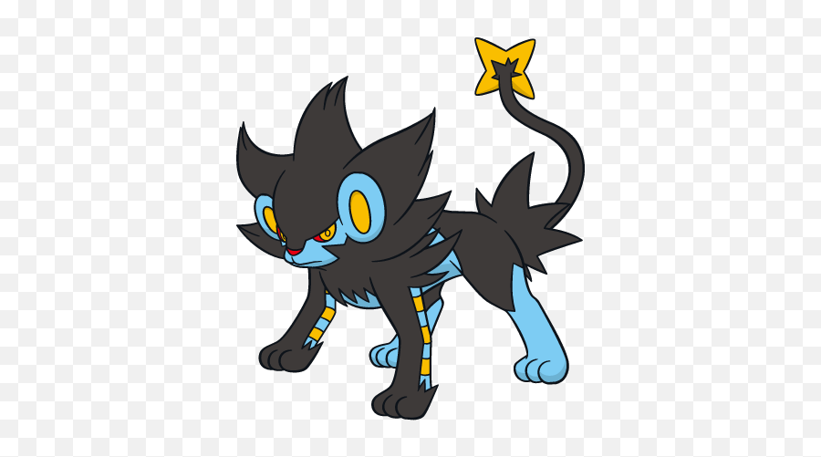 Pokemon Shiny Luxray Transparent Png - Shiny Luxray,Luxray Png