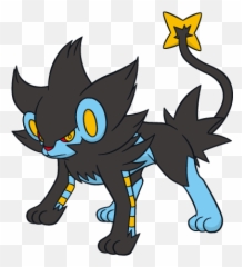 Pokemon Shiny Luxray Transparent Png - Shiny Luxray,Luxray Png