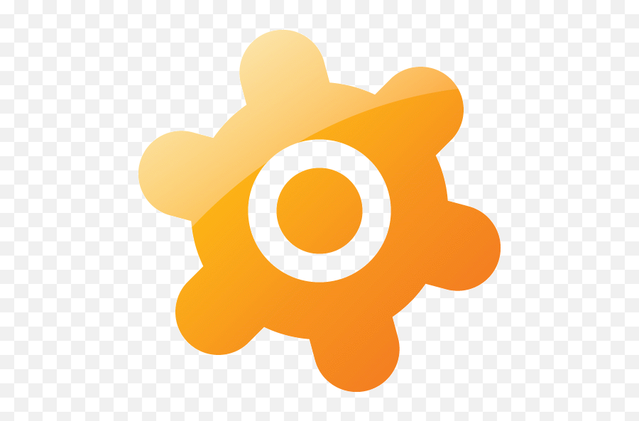 Web 2 Orange Settings 19 Icon - Dot Png,Cute Settings Icon