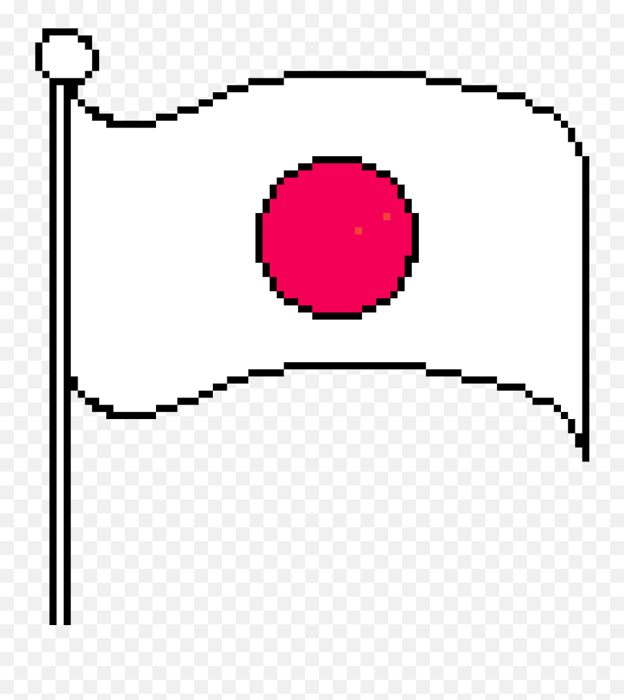 Japan Flag Transparent Png Image - Japanese Flag Pixel Art,Japan Flag Png
