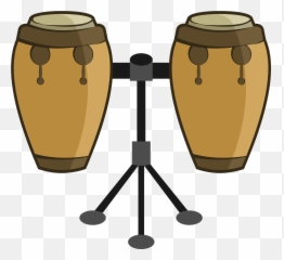 Percussion Instrument Conga With Stand - png