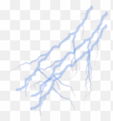 Blue Lightning Bolt Png Image - With White Background
