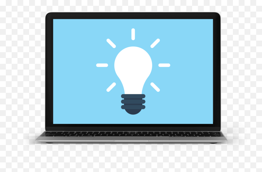 About Us Bank Website Marketing Agency - Technology Applications Png,Blue Light Bulb Icon