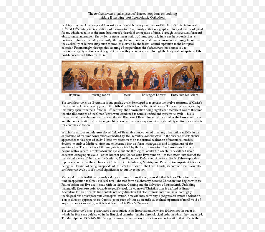 Conceptions Embodying Middle Byzantine - Document Png,Deesis Icon