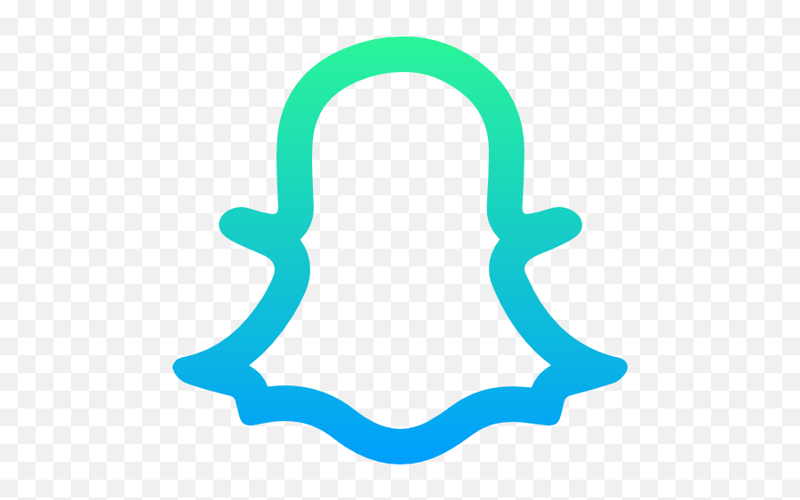 Snapchat - Free Social Media Icons Snapchat Icon Blue Png,Snapchat Transparent Background