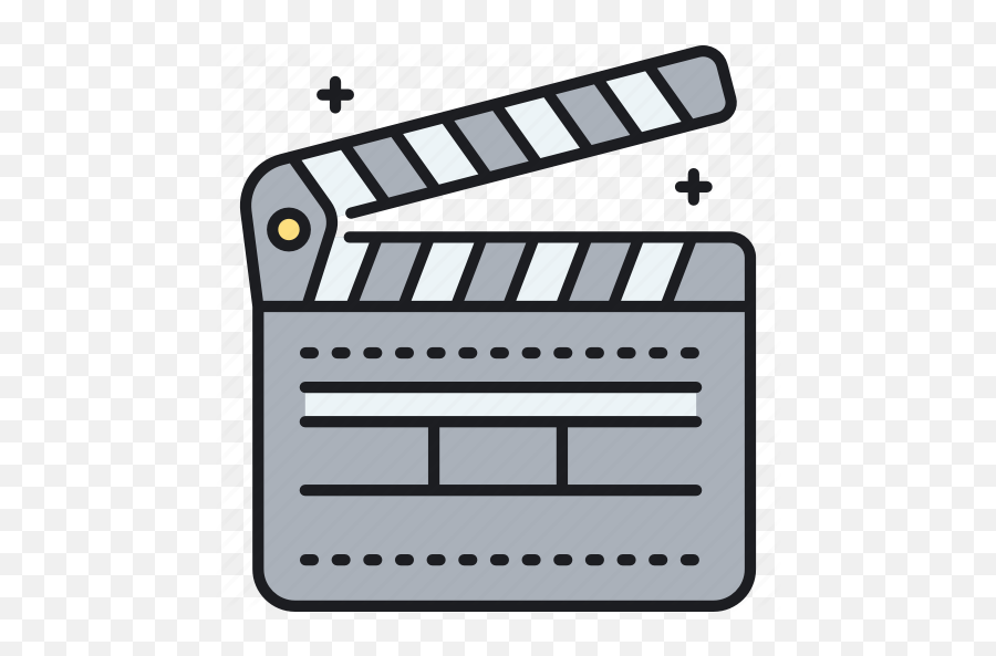 Action Clapper Clapperboard Icon - Download On Iconfinder Horizontal Png,Clapper Icon