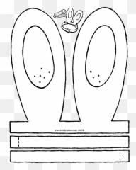 Easter Bunny Ears - Kiddicolour Circle Png,Bunny Ears Transparent