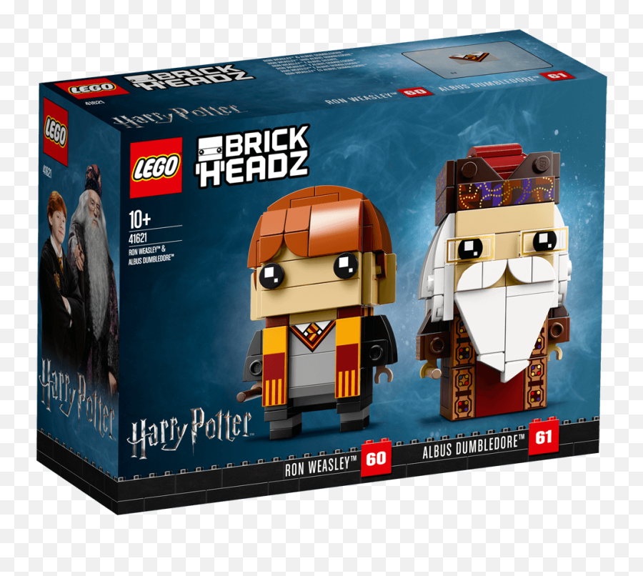 Download Ron Weasley U0026 Albus Dumbledore - Lego Brickheadz Lego Brickheadz Harry Potter Png,Dumbledore Png