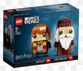 Download Ron Weasley U0026 Albus Dumbledore - Lego Brickheadz Lego Brickheadz Harry Potter Png,Dumbledore Png