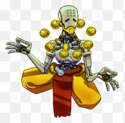 Download Lucio Drawing Zenyatta - Transparent Zenyatta Png,Zenyatta Png