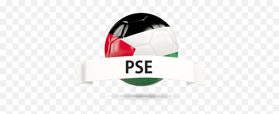 Football With Flag And Banner Illustration Of - For Soccer Png,Pse Icon