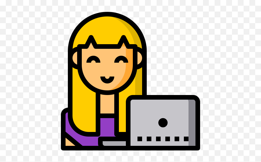 Working Woman - Free User Icons Mujer Joven Png,Working Woman Icon