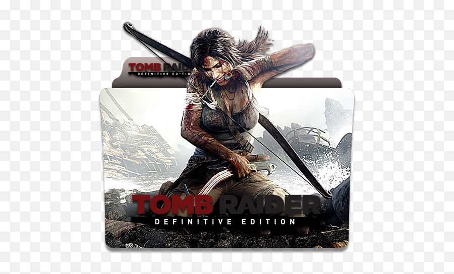 Tomb Raider Game Folder Icon - Designbust Tomb Raider 2013 Live Png,Lara Croft Icon