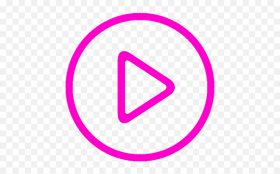 Round Play Video Player Green Icon Transparent Png Citypng - Play Video Icon Png,Pink Icon