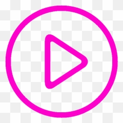 Round Play Video Player Green Icon Transparent Png Citypng - Play Video Icon Png,Pink Icon