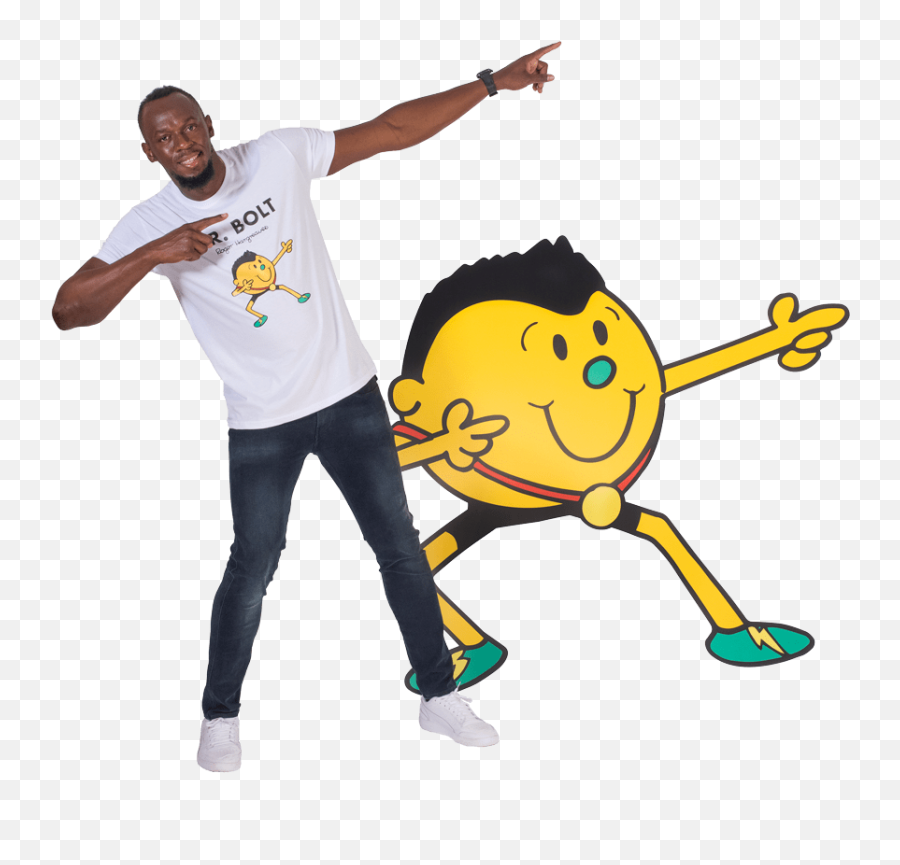 Usain Bolt Collaborates To Create U0027mr Boltu0027 Opus - Mr Bolt Mr Men Png,Style Icon Men