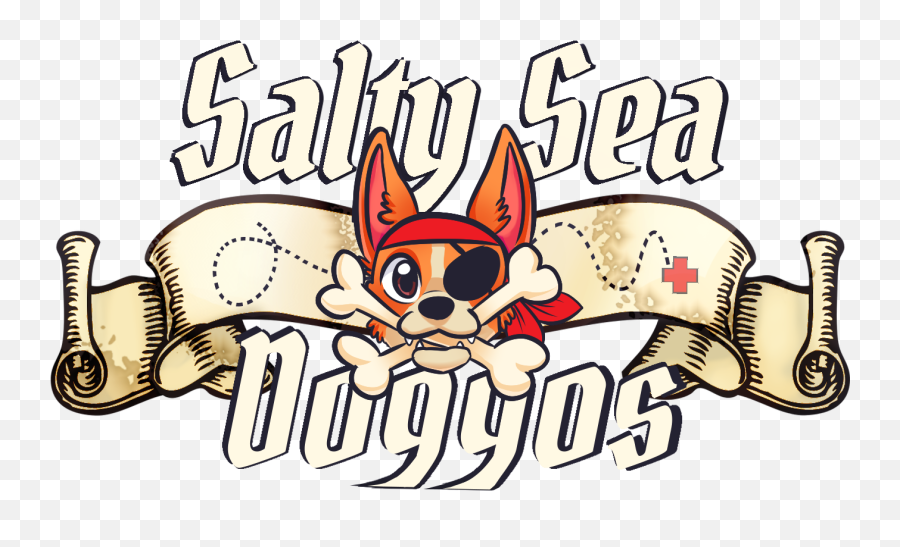 Salty Sea Doggos - Scroll Banner Clipart Png Download Cartoon,Scroll Banner Png