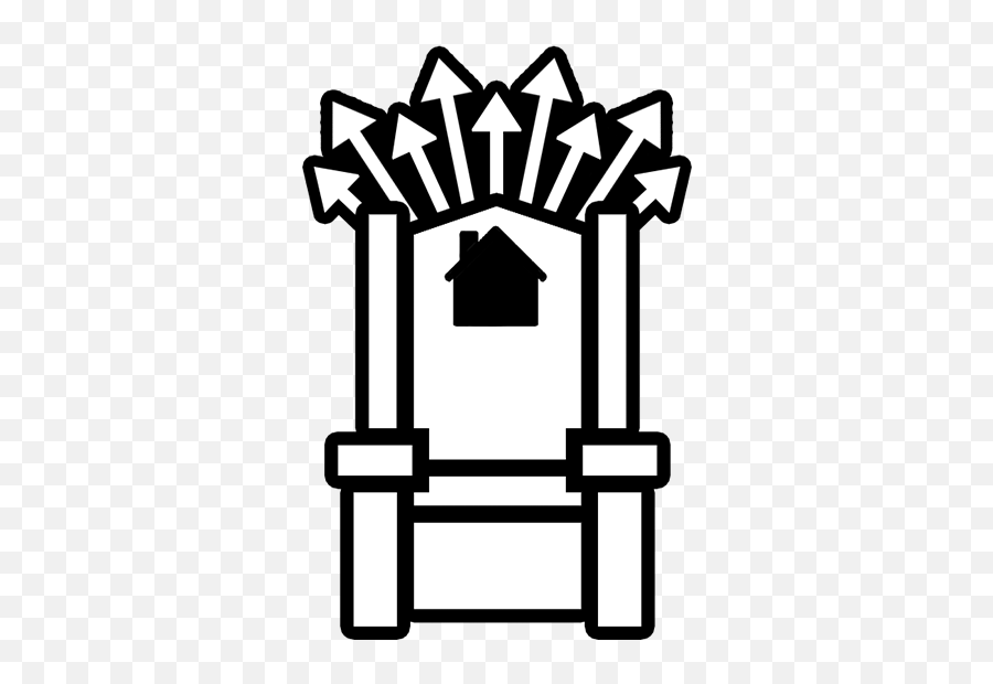 Home Game Of Rent - Cactus Clipart Black And White Png,Throne Icon