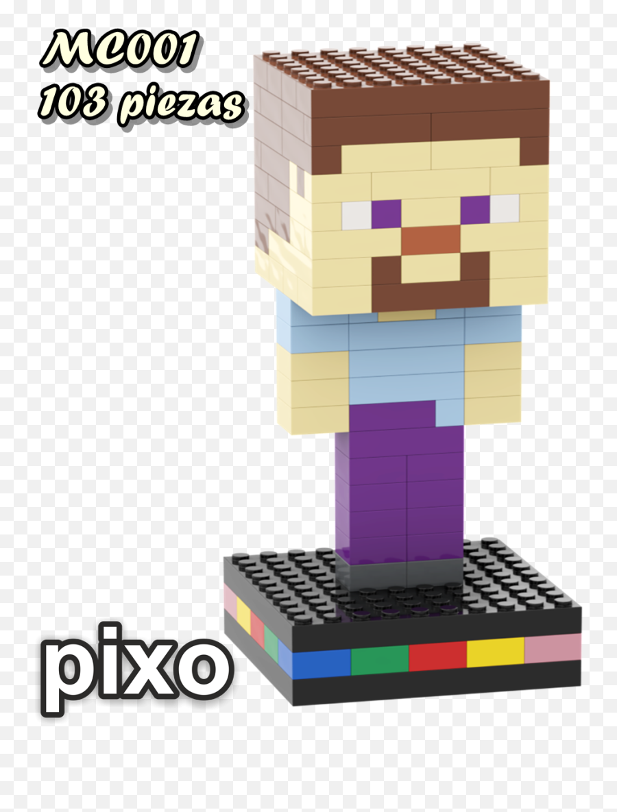 Pixo Mc001 Puzzle 3d Mini Lego 103 Pieces Link Zelda - Puzzle 3d Minecraft Png,Sheikah Slate Icon