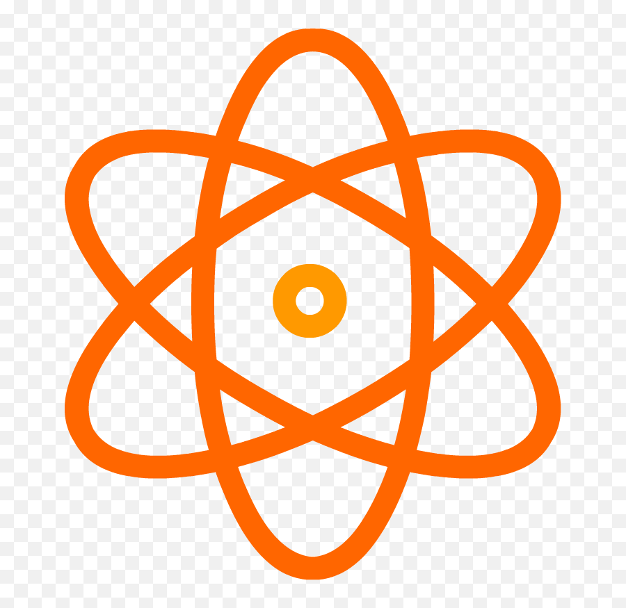 Atomic Model - Nuclear Icon Clipart Full Size Clipart Quantum Png,Nuclear Symbol Png