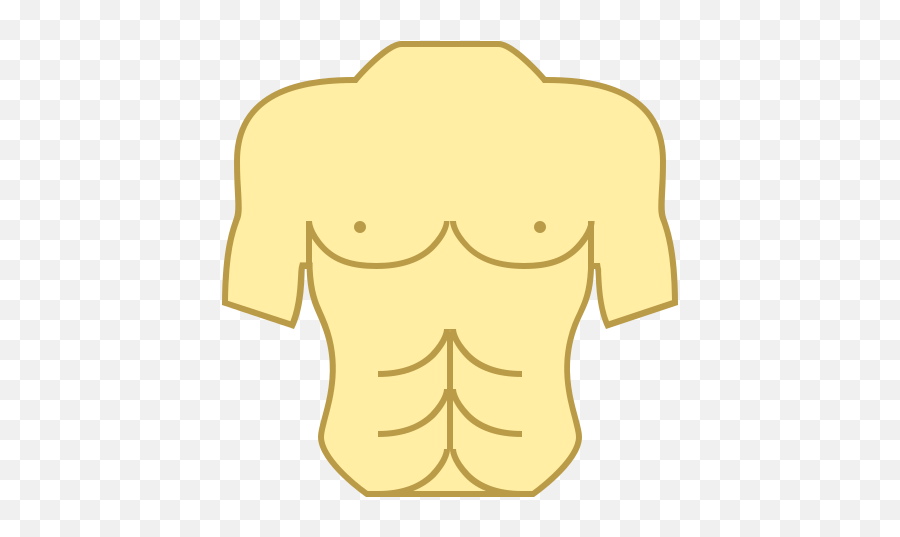 Torso Icon In Office L Style - Pecho Animado Png,Abs And Chest Icon