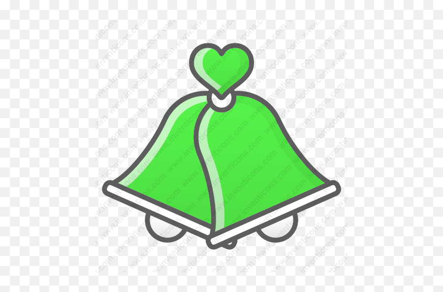 Download Bell Ceremony Love Married Valentine Wedding Vector Icon Inventicons - Simple Wedding Bells Drawings Png,Wedding Vector Png