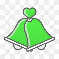 Download Bell Ceremony Love Married Valentine Wedding Vector Icon Inventicons - Simple Wedding Bells Drawings png