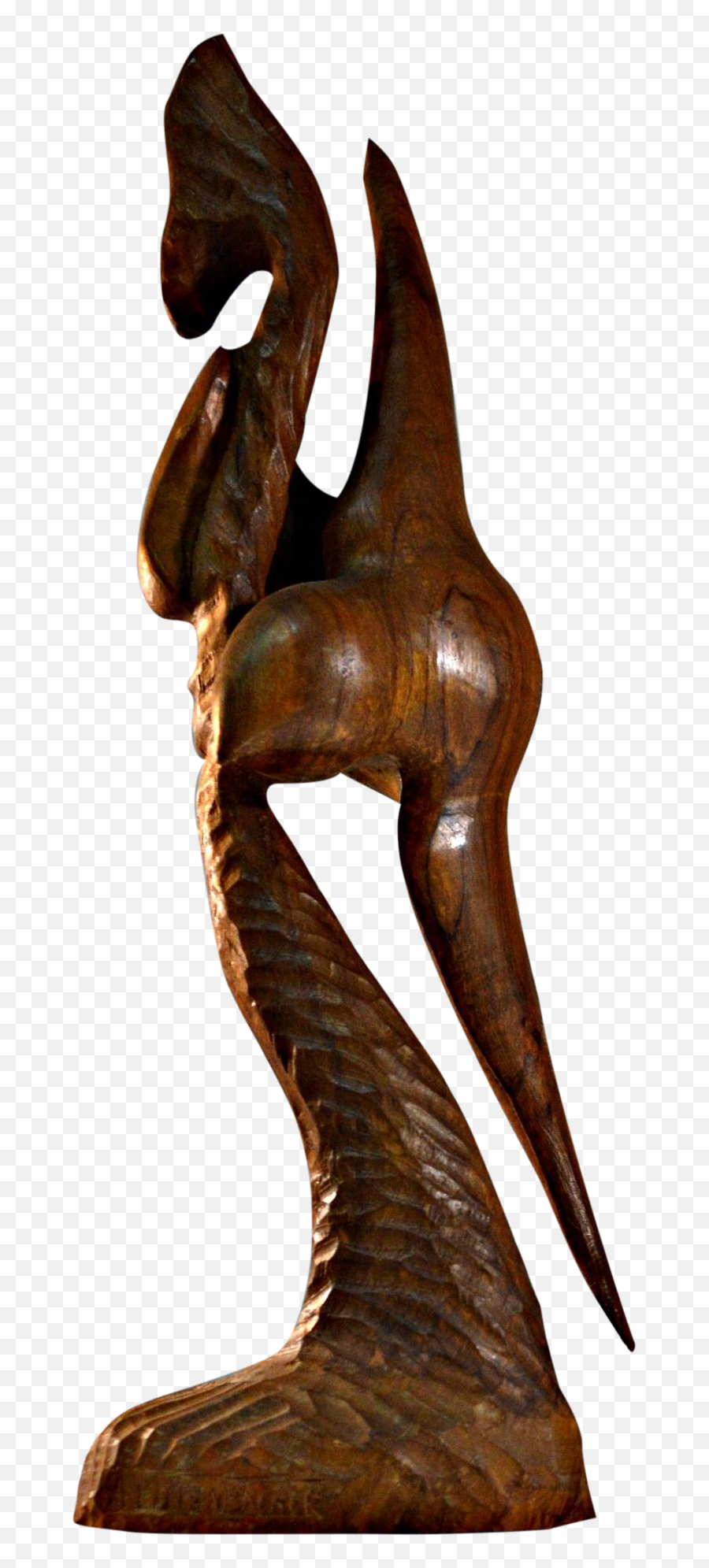 Wood Sculpture By Arthur Lutenbacher - Wooden Sculpture Transparent Png,Sculpture Png