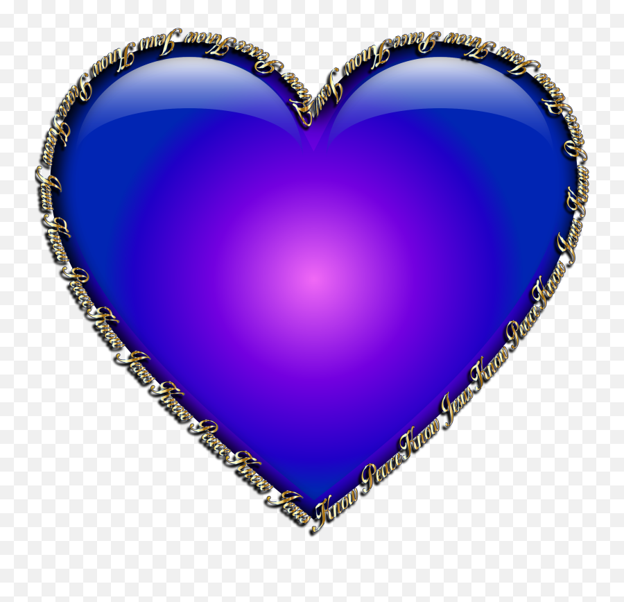 Library Of Blue Heart Free Download Png - Blue Heart And Peace Sign,Blue Heart Png