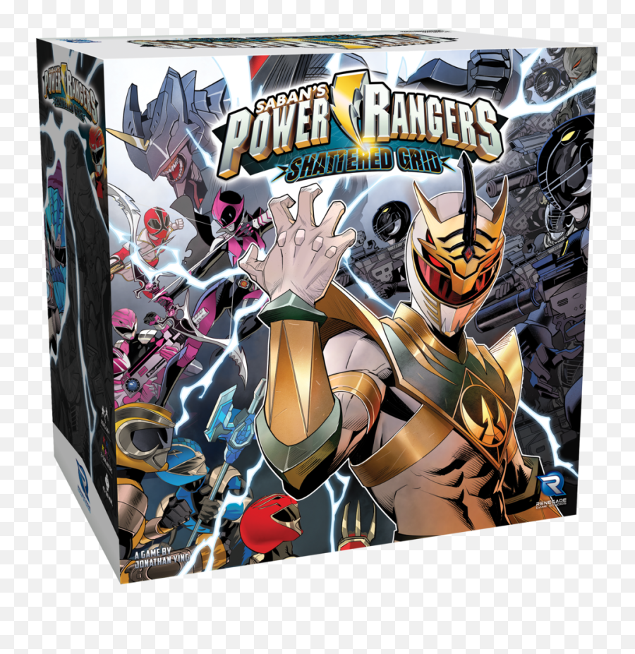 Shattered Grid - Renegade Game Studios Power Rangers Heroes Png,Power Ranger Png