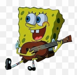 Download Spongebob Campfire Songfreetoedit - Bob With Guitar png