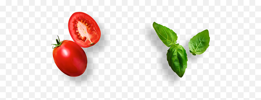 Tomato Basil Sauce - Tomato Top View Png,Basil Png
