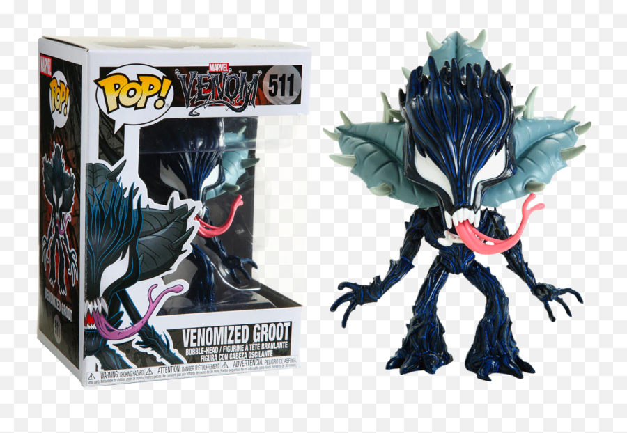 Pop Marvel Venom Vinyl Figure - Venomized Groot Groot Venom Funko Pop Png,Groot Png