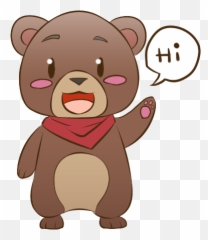 Cute Cartoon Animals Stickers By Jallal Mu0027barki - Pictures With Messages png