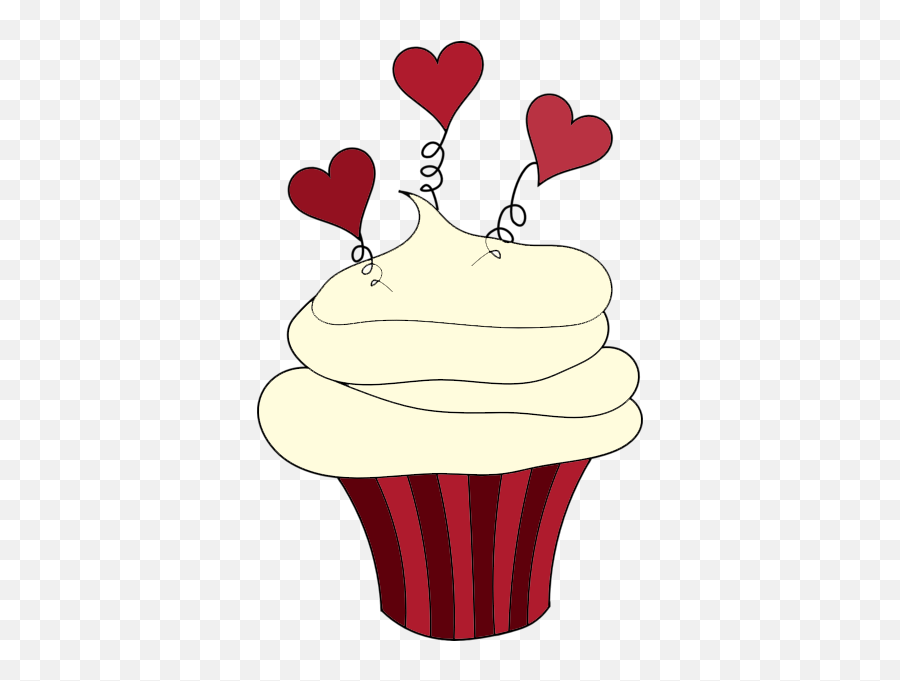18 Feliz Cumpleanos Cupcake - Clip Art Library Cupcake Clipart Heart Png,Feliz Cumpleaños Png