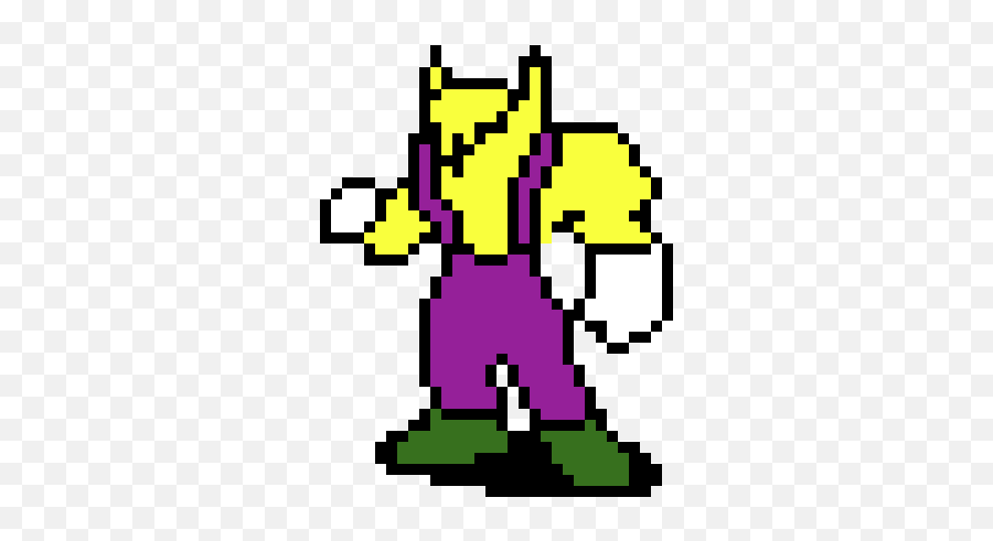 Wario Unfinished Pixel Art Maker - Cartoon Png,Wario Png