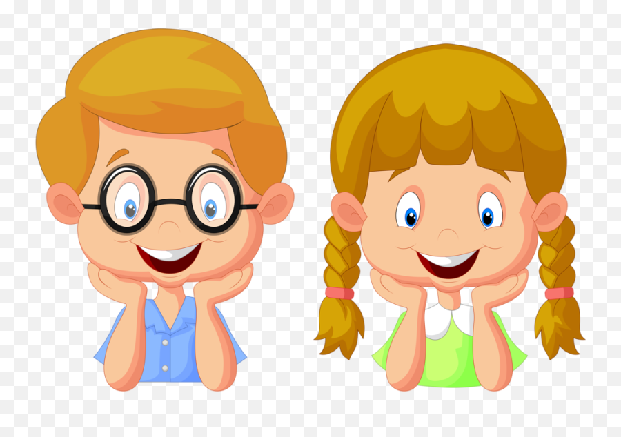 Download School Clipart Borders And Frames Cartoon - Boy And Girl Clipart  Gif Png,Cartoon Kids Png - free transparent png images 